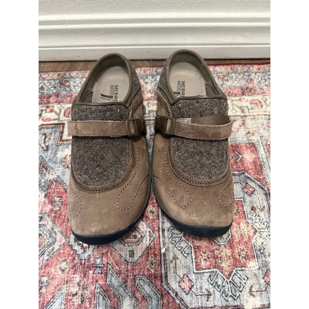 Merrell Brown & Gray Mules